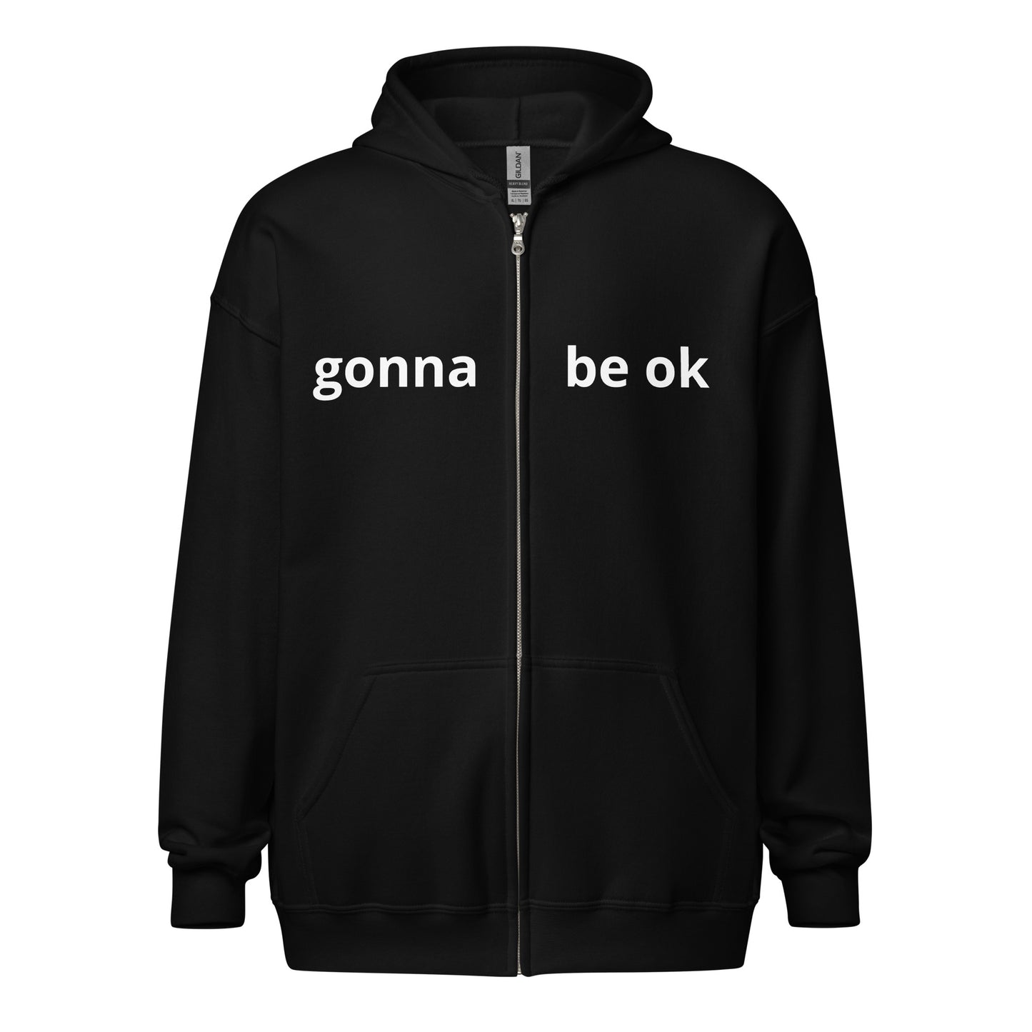 Gonna Be Ok Unisex heavy blend zip hoodie